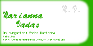 marianna vadas business card